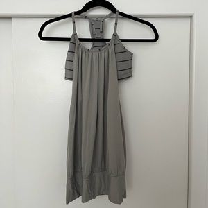 Light Gray Lululemon Workout Top